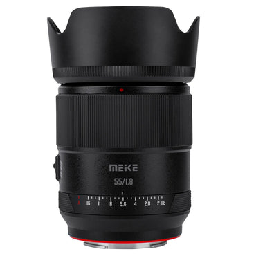 [CLEARANCE] Meike 55mm Pro f/1.8 STM Standard Portrait Prime Lens Full Frame Sony E Mount Auto / Manual Focus for Sony A Series Mirrorless Cameras