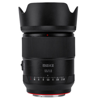 [CLEARANCE] Meike 55mm Pro f/1.8 STM Standard Portrait Prime Lens Full Frame Sony E Mount Auto / Manual Focus for Sony A Series Mirrorless Cameras
