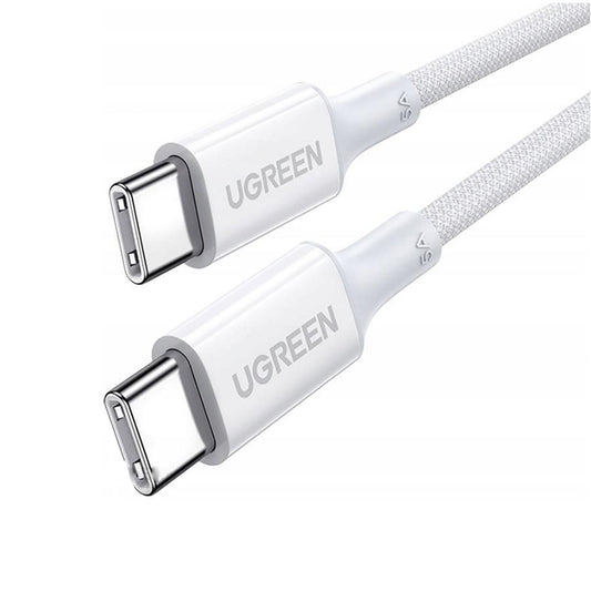 UGREEN 1-Meter 100W USB-C QuickCharge 4.0 Fast Charging PD Power Delivery Cable with Nylon-Braided Sleeve for Mobile Phones, Tablets, Notebooks, and Laptop Type-C | 15267 60519