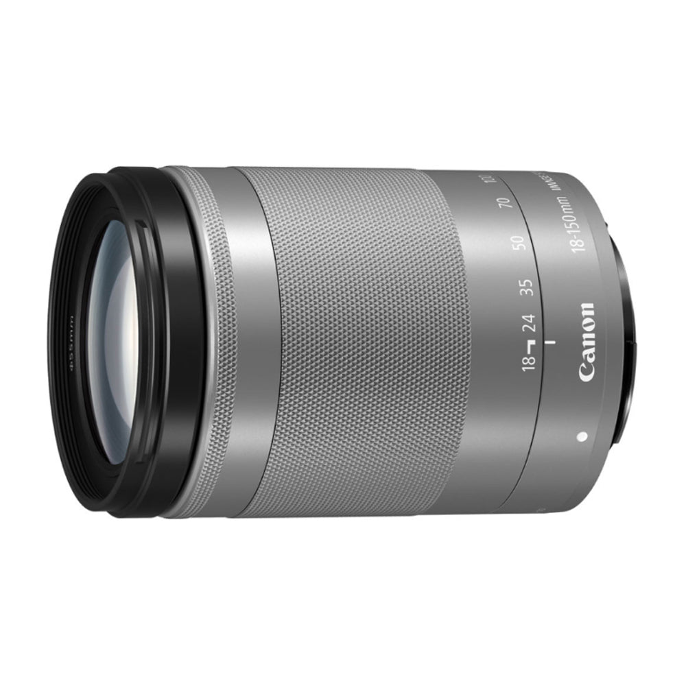 Canon EF-M 18-150mm f/3.5-6.3 IS STM Zoom Lens with APS-C Sensor Format and Wide Angle to Medium Telephoto Focal Length for EF-M Mount Compact Digital Camera Body - Sliver, Graphite