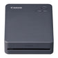 Canon SELPHY QX20 Compact Portable Photo Printer with Bordered / Borderless 2.1 x 3.4 Inches Card Size Print, Dye Sublimation Thermal Transfer Technology & 287 DPI Resolution | Gray White