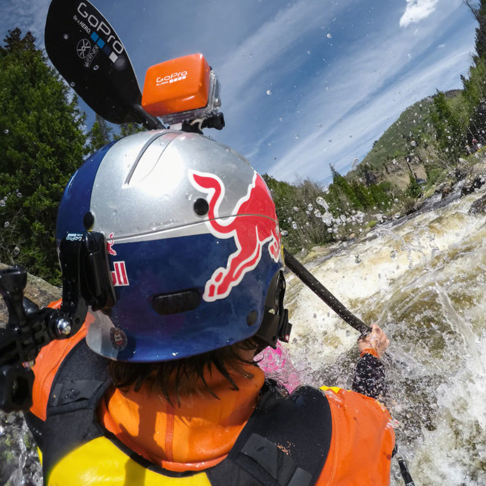 GoPro Floaty Backdoor Sports Camera High Visible Orange Color Floater with Adhesive Anchors and Tethers for GOPRO HERO Action Cameras | AFLTY-003
