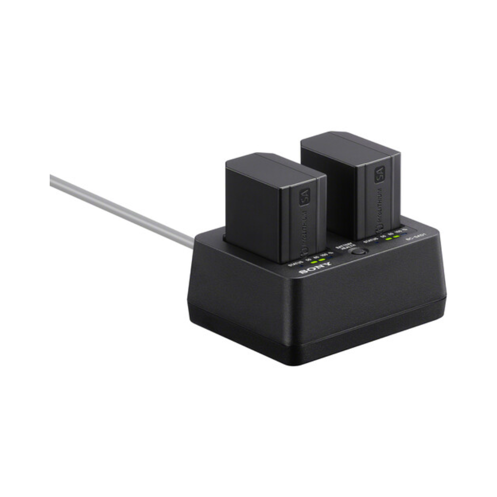 SONY NP-SA100 Dual-Bay Charger USB PD Fast Charging | BC-SAD1