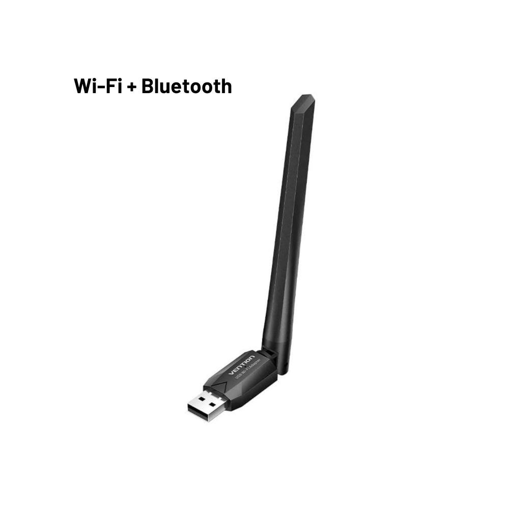 Vention AC650 High Speed 2.4Ghz Dual Band USB Network/Bluetooth Adapter Dongle with 650Mbps 5GHz Bandwidth, 6dBi High Gain Anten