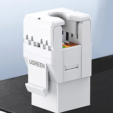 [CLEARANCE] UGREEN Cat6 Unshielded RJ45 Modular Network Connector for Wall Plate Ethernet Slot | 30844