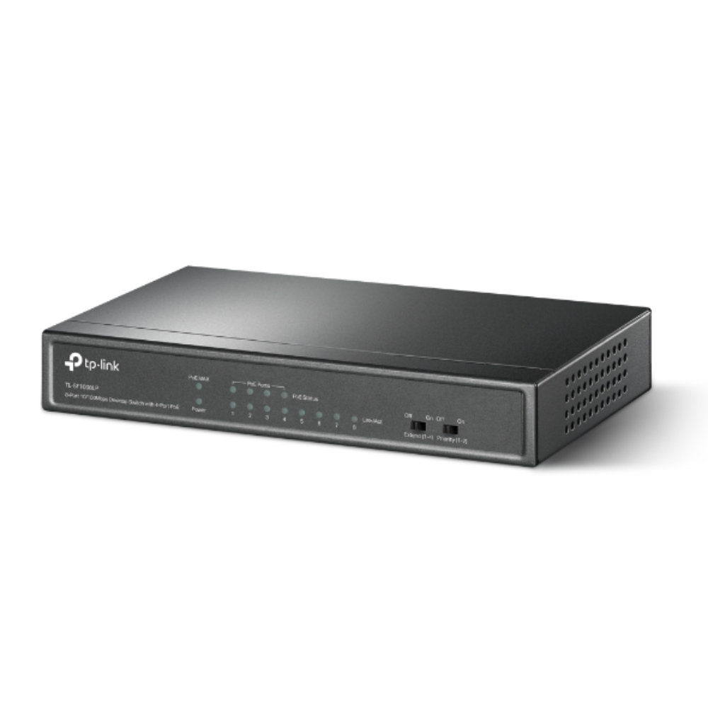 TP-Link TL-SF1008LP 8-Port 10/100Mbps + 4-Port PoE Desktop Switch