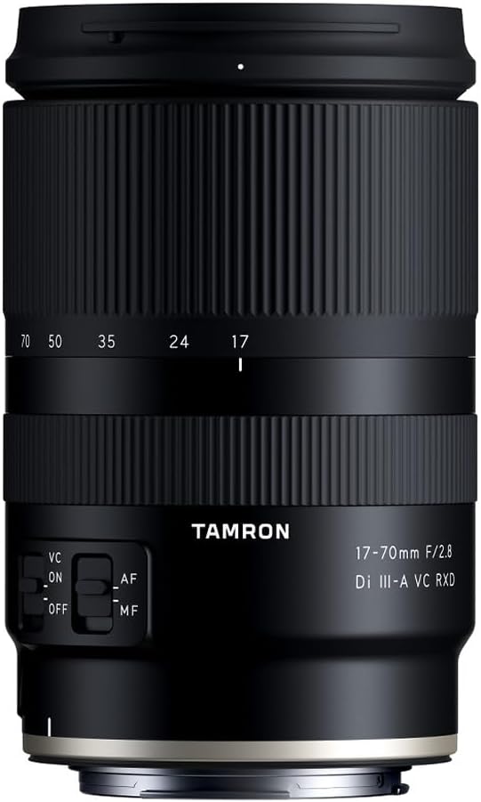 Tamron 17-70mm F/2.8 Di III-A VC RXD Standard Zoom Lens for Canon RF APS-C Cameras, MF/AF | B070R