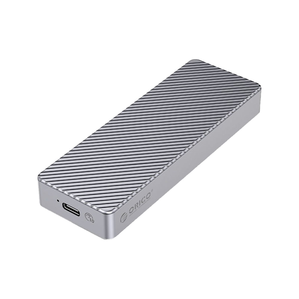 ORICO M.2 SATA / NVME SSD Solid State Drive Enclosure with USB3.2 Gen 2 x2, 20Gbps Transfer Rate, 4TB Max Capacity with PCIe 3.0, TRIM, UASP and SMART Function for Smartphone PC Desktop Laptop | M213C3-G4 | Gray, Rose Gold, Silver