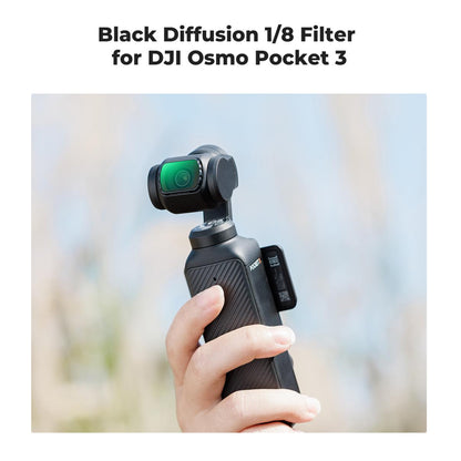 K&F Concept Black Mist Diffusion 1/8 Lens Filter for DJI Osmo Pocket 3 with 28 Multi-Layer Coating, Top AGC Optical Glass and Magnetic Installation | KF01-2614