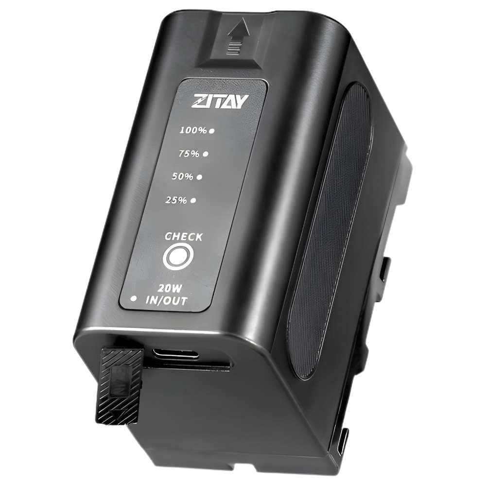 ZITAY NP-F750 46Wh/6400mAh USB-C Li-ion Battery for Sony L-Series