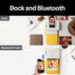 KODAK Dock Plus USB Type-C / Lightning Port Dock + Bluetooth Instant Photo Printer and Accessories Kit Bundle w/ 4" x 6" Prints, 10 + 80 Sheets, 4PASS Print Technology, Bordered / Borderless Printing & Mobile Smartphone App Support | PD460