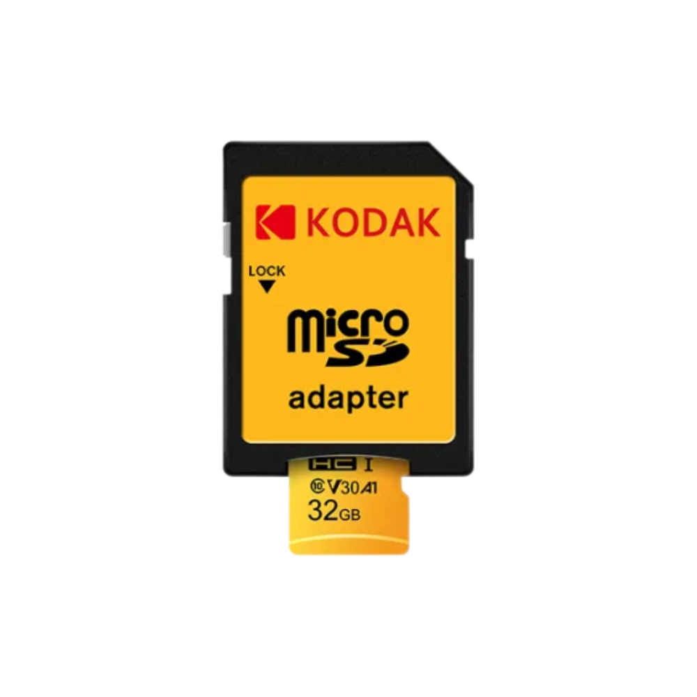 KODAK 32GB MicroSD UHS-I SDHC A1 V30 U3 Memory Card 4K Ultra HD