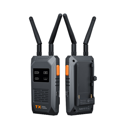 LEMORELE R1100 TX + RX Wireless Video Transmission Kit System 1080P 60Hz WIFI 5GHz with Max 200m Range