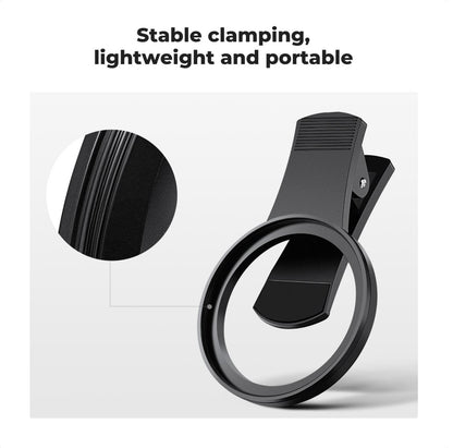 K&F Concept Nano-K 52mm VND ND2-ND400 Variable Neutral Density and CPL Circular Polarizer Clip-On Lens Filter for iPhone 15 14 13 12 11 Smartphone
