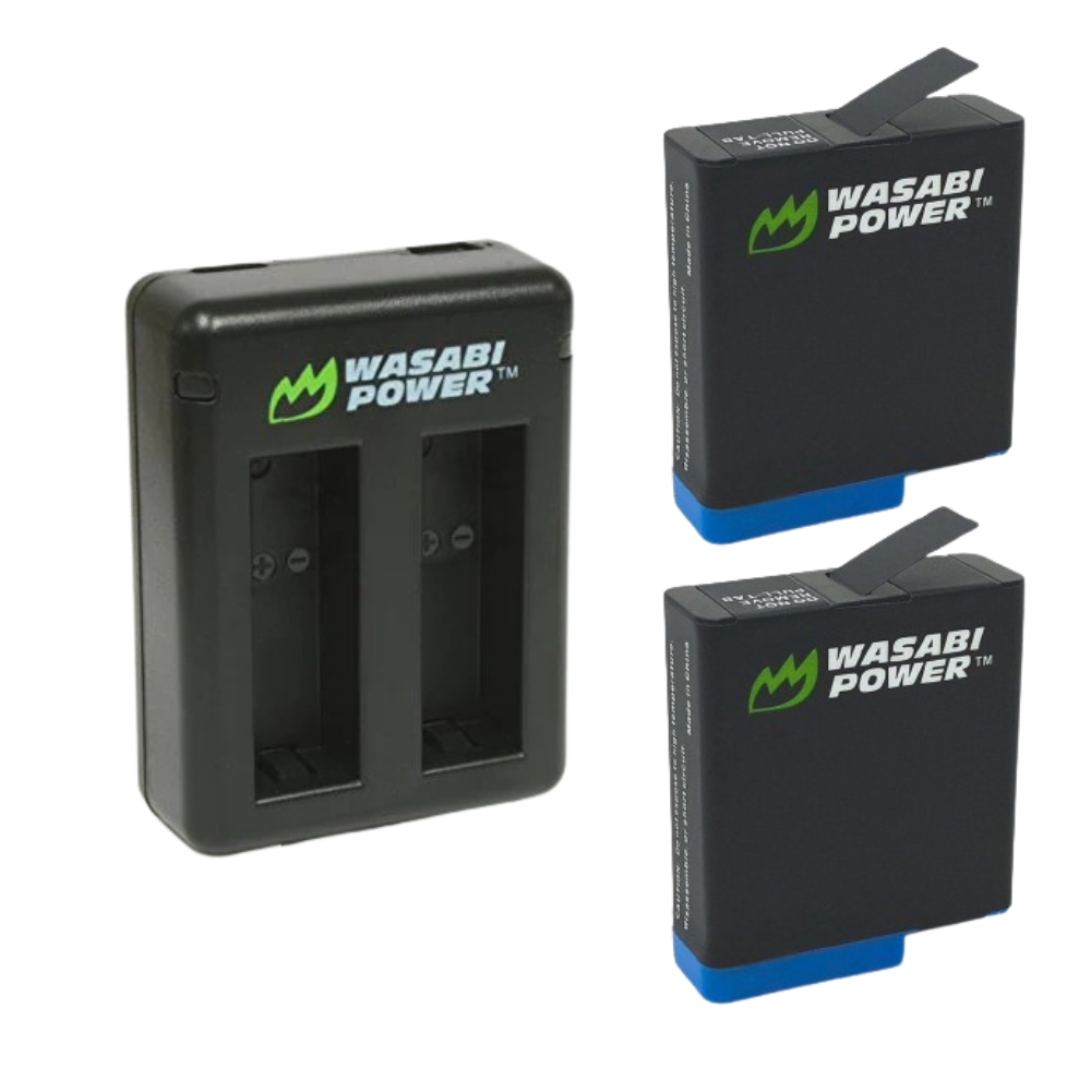 WASABI Power Battery for GoPro Hero 8 Black and Dual Charger