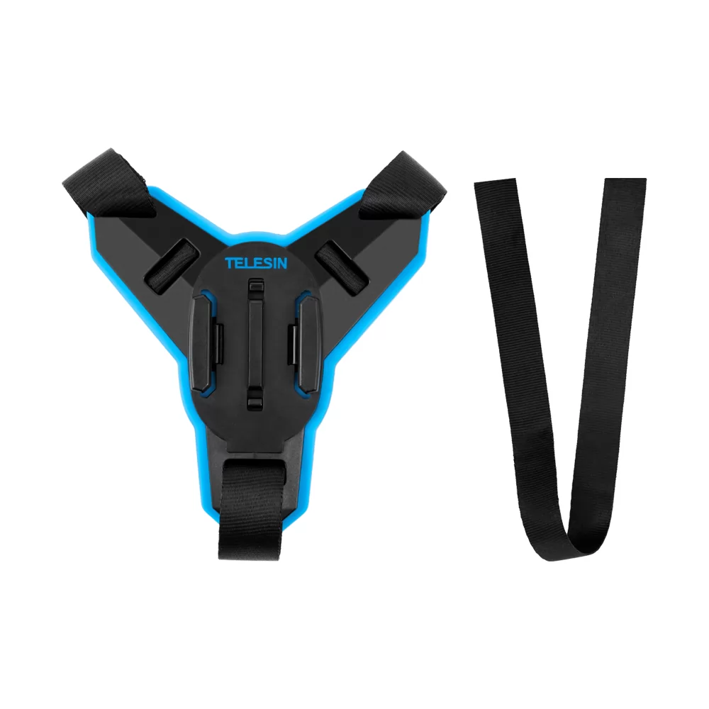 TELESIN Motorcycle Helmet Chin Strap Mount for GoPro & Other Sports Action Cameras | GP-HBM-MT7