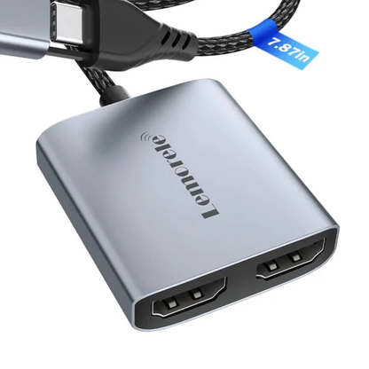 LEMORELE AC07 Video Capture Card 1080P 60Hz HDMI Loop Out USB-C Support for Livestreaming Recording
