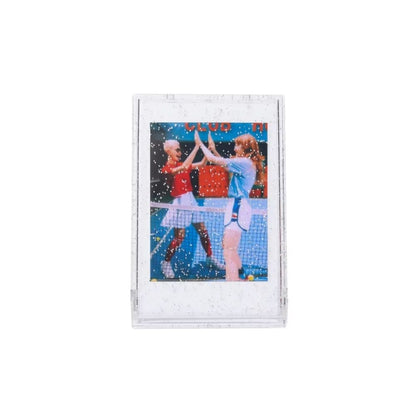 [CLEARANCE] Pikxi Ice Cream Cute Transparent Photo Mini Storage Box with 10 Sheets Capacity for Fujifilm Instax Mini Film