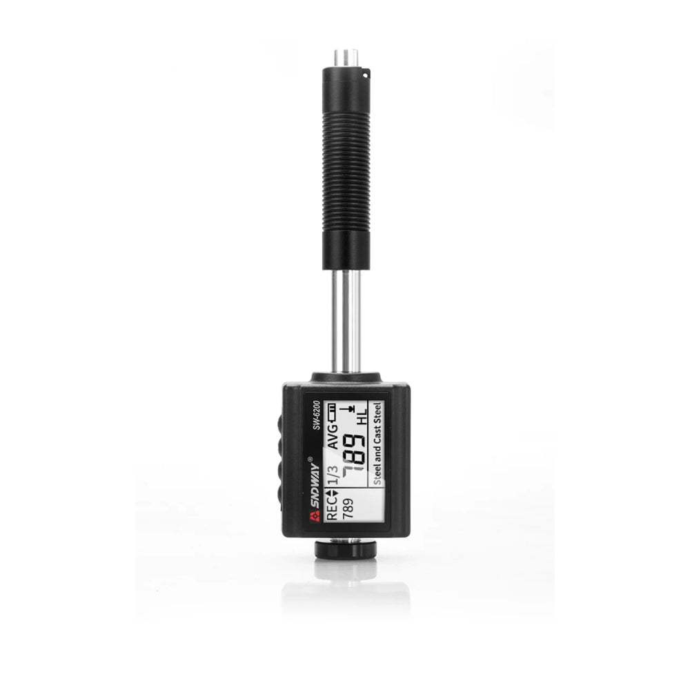 SNDWAY Mini Digital Rechargeable Leeb Hardness Tester with 170-960 HLD Measuring Range, 1.77" Display Backlit Screen, Multi Measuring Direction and Language Display for Industrial Improvements | SW-6200