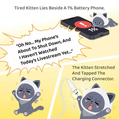 UGREEN Uno 45W USB-C GaN Fast Charger with Little Cat Face Design | X640 (85691B)