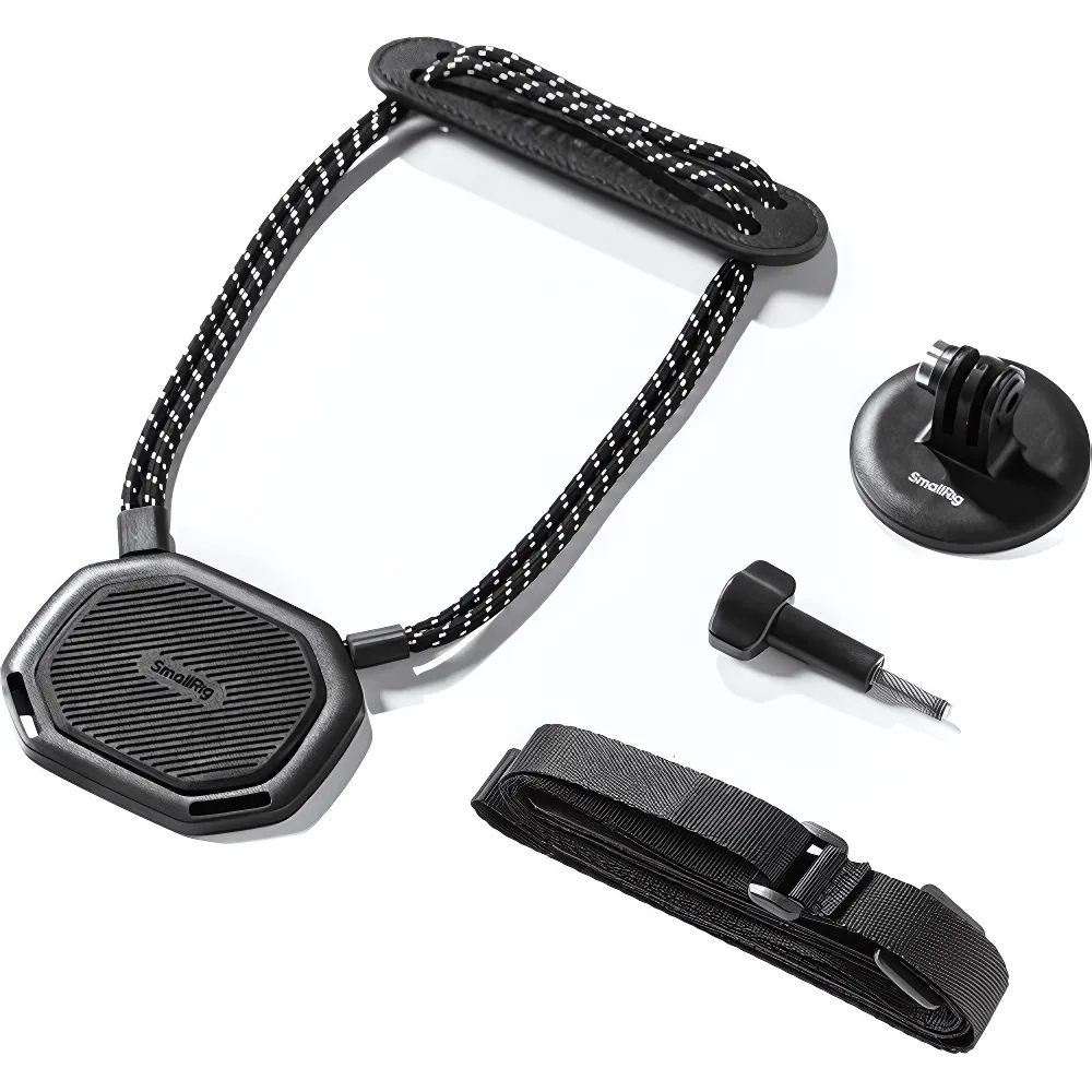 SmallRig Neck Mount Support for Action Cameras with Magnetic QR Quick Release Plate for DJI Osmo Action, Insta360, GoPro Hero and Sports Action Camera Accessories | 5360