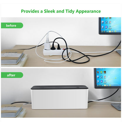 [CLEARANCE] UGREEN Univeral Power Strip Cable Oraganizer Box (Small 278x128x131mm) for Extension Cord, Adapters, Docking Hub, Plug, Socket, Charger - 30397