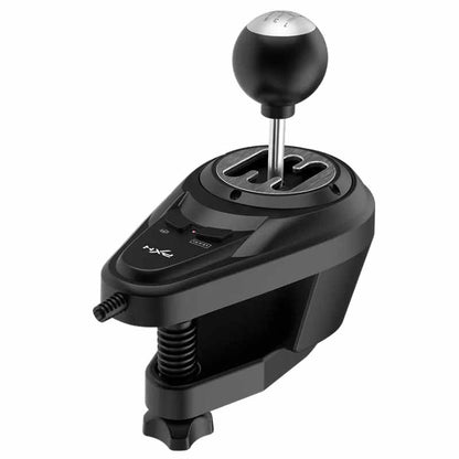 PXN A7 6+1 H-Pattern Racing Shifter for PC, PS4, PS5, Xbox Gaming Console with Table Top Mounting Clamp and Multi-Interface Design | Video Game Driving Controller