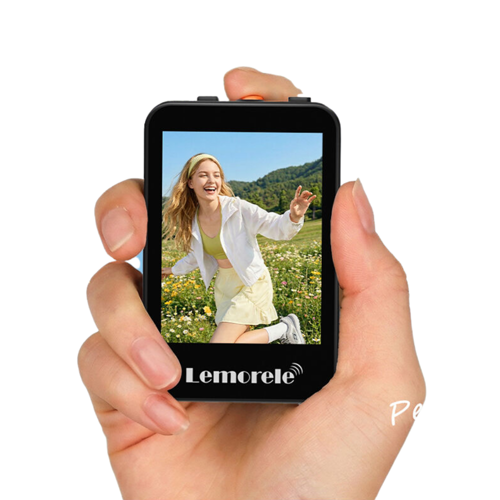 LEMORELE R600 Mini 2.4" MagSafe Selfie Monitor LCD Screen 600mAh HD Magnetic Smartphone Preview Screen