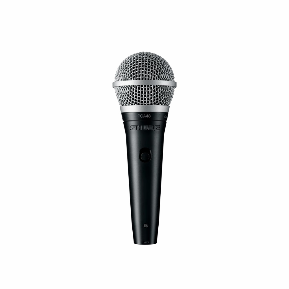Shure PGA48 Dynamic Vocal Microphone Cardioid Mic with XLR to 1/4" Cable for Speech, Karaoke Music Instrumens & PA Systems
