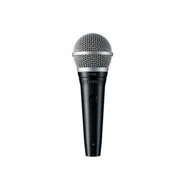 Shure PGA48 Dynamic Vocal Microphone Cardioid Mic with XLR to 1/4" Cable for Speech, Karaoke Music Instrumens & PA Systems
