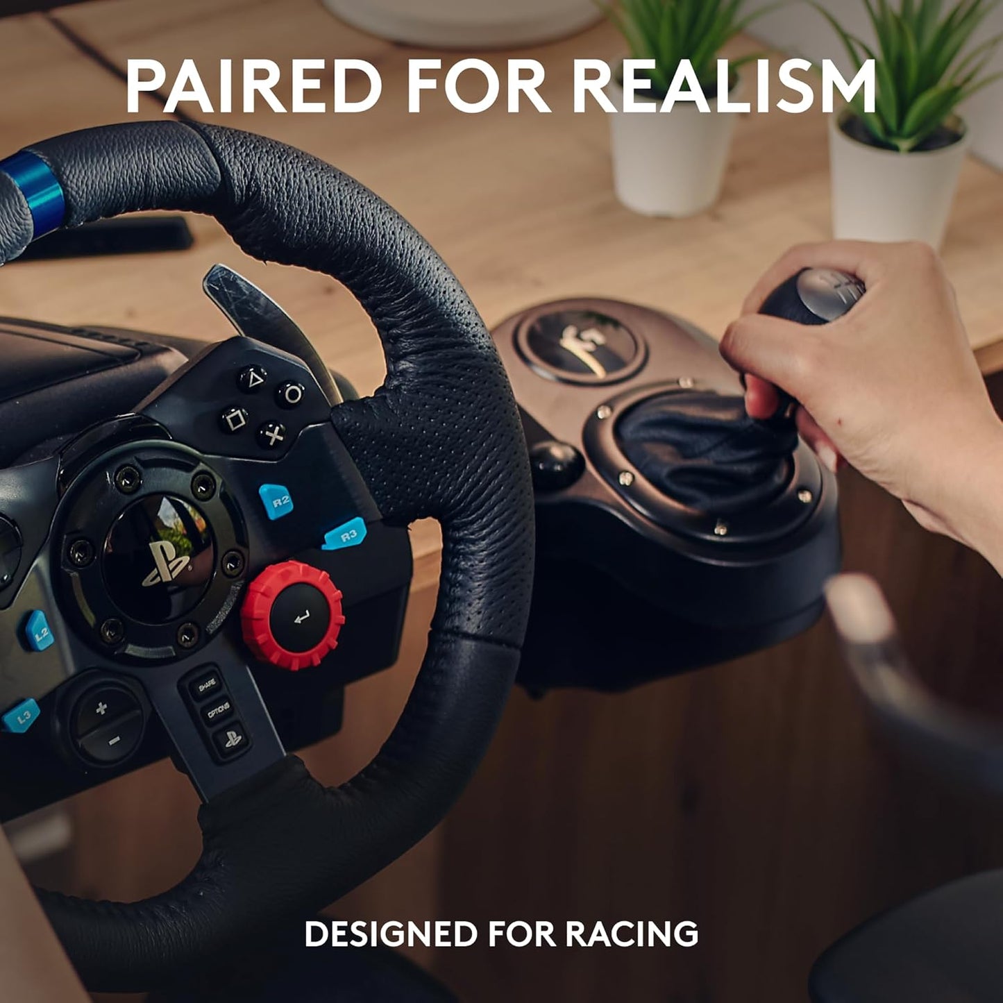 [CLEARANCE] Logitech G29 Driving Force Console Wheel and Pedals with Drive Shifter Bundle for Interactive Steering Games | JG Superstore