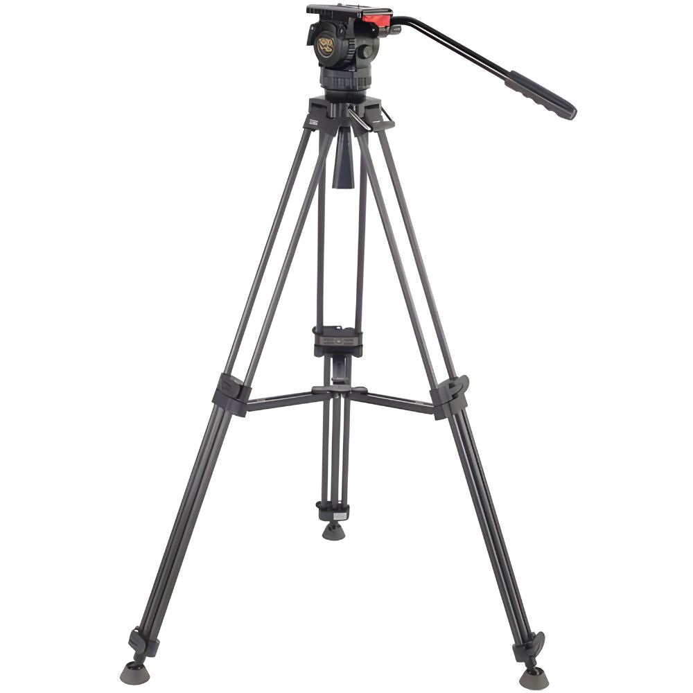 Teris TSN6AL PLUS | TSN6CF PLUS TS-N6 Fluid Head Tripod System w/ 2-Stage Aluminum/Carbon Fiber Legs