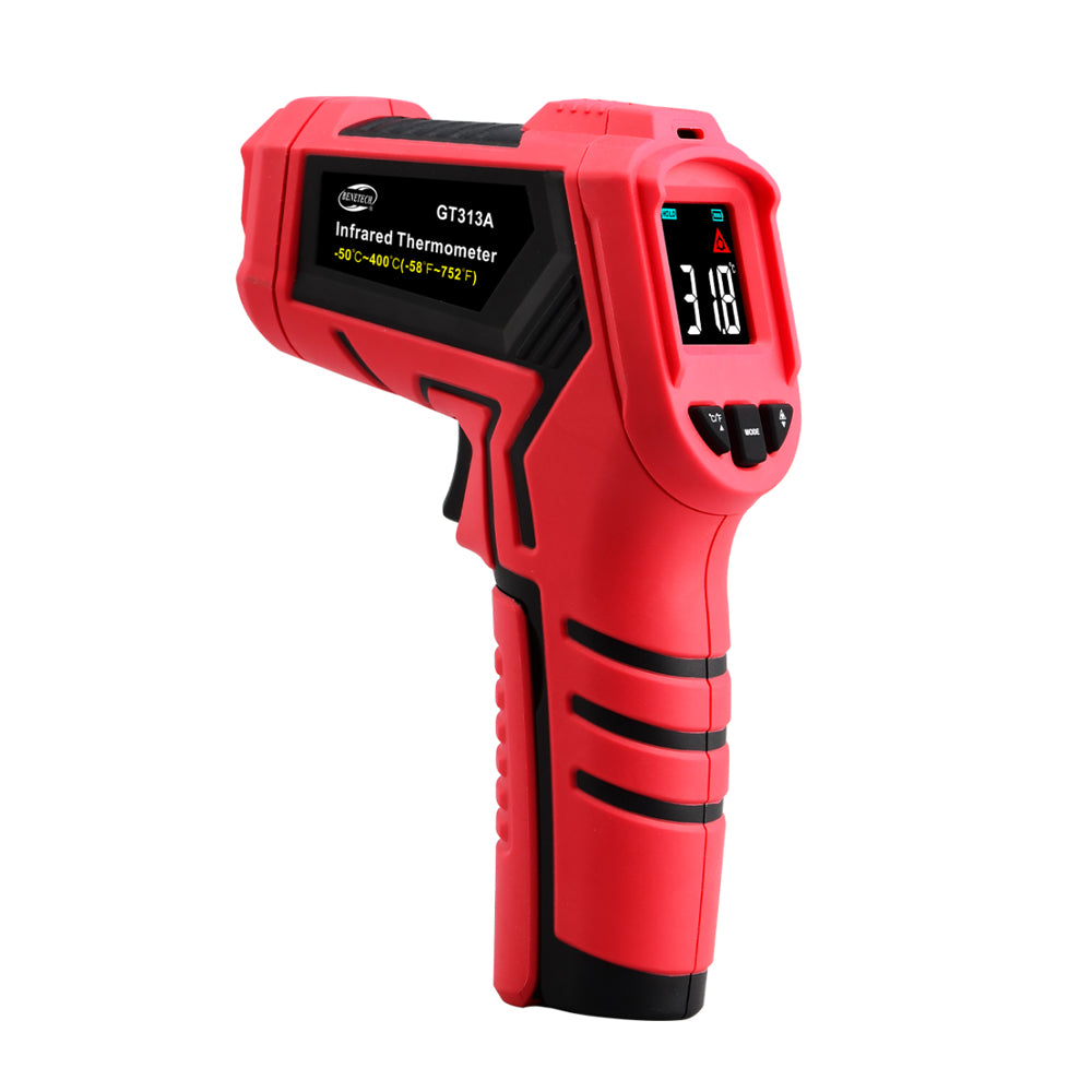 Benetech GT313A / GT313B Industrial Digital Non-Contact Laser Infrared Thermometer Thermal Scanner with Colored LCD Display for Hot Hazardous Objects and Surfaces