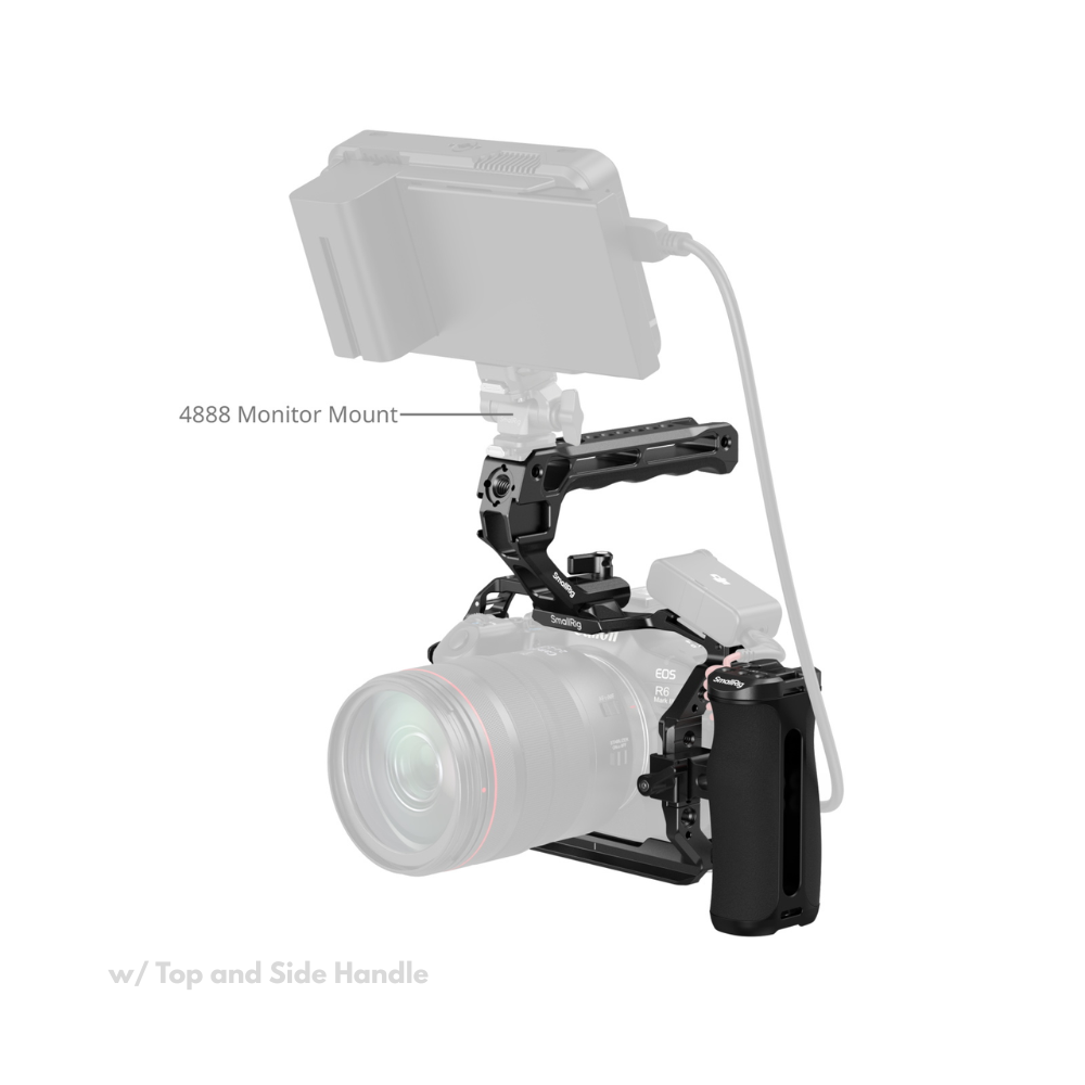 SmallRig L-Shaped Mount Plate with AirTag Slot / Camera Cage Kit for Canon EOS R6 Mark III / R6 II