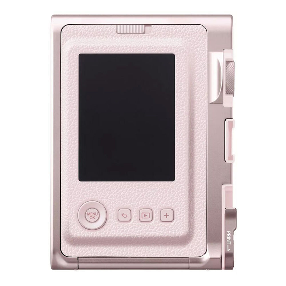 FUJIFILM Instax Mini Evo Hybrid Instant Film Camera with Built-In Mini Instant Film Direct Printer, Save Printed Images, 10 Lens Effects & 10 Film Effects, Bluetooth 4.2 - Black, Brown, Gentle Rose