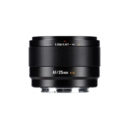 7Artisans AF 25mm F1.8 Lite APS-C Autofocus Prime Camera Lens for Sony E & Fujifilm X Mount 
