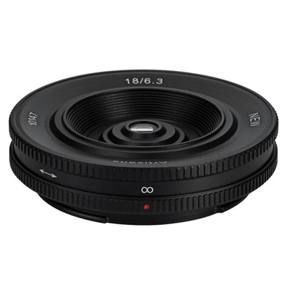 7Artisans 18mm F/6.3 Mark II APS-C Format Fujifilm X Mount Wide Angle Prime Pancake UFO Slim Lens MF Manual Focus for Mirrorless Cameras
