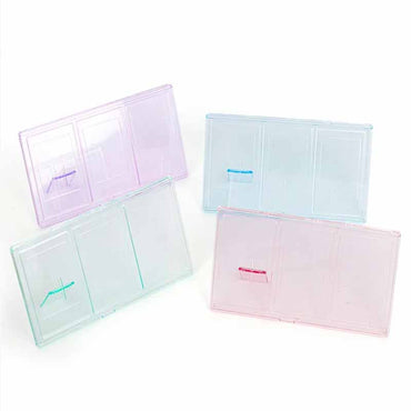 Pikxi 3-Slot Table Top Instax Instant Mini Film Frame (Purple)