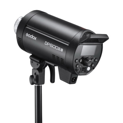 Godox DP600III-V DP600III Professional 600W Studio Strobe Flash Light with 2.4GHz Wireless X System, 5600K~5800K CCT,  LCD Screen Display, Control Port and Bowens Mount Compatible for Photography Lighting and Studio Equipment
