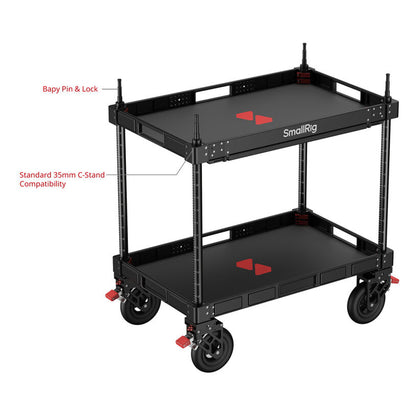 SmallRig MD4573 | MD5991 36" Lightweight Video Production Camera Cart
