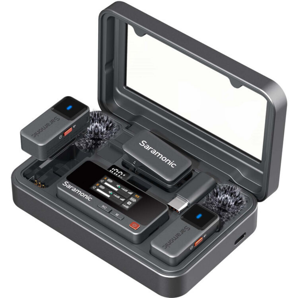 Saramonic Air Mini Pocket-Sized Wireless Lavalier Microphone System for Vloggers & Content Creators
