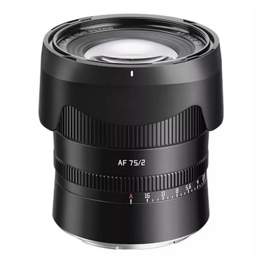 TTArtisan 75mm F/2.0 STM AF Full Frame Format Sony E | Nikon Z Mount Portrait Prime Lens Fast Large Aperture Metal Body, Autofocus Eye Detection, ED and High Index Optics, Clickable Aperture Ring, 29.5" Focus Distance, USB Type-C Port