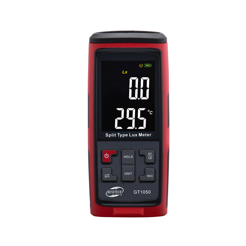 Benetech GT1050 Split Type Digital Light Lux Meter with Light Temperat ...