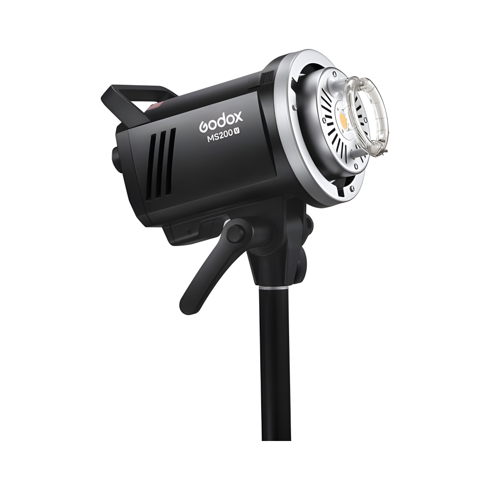 Godox MS300-V 300W Compact Studio Flash Kit Monolight with Softbox, 150W Halogen/LED Modeling Lamp, 5800K, 2.4GHz Wireless, Speedring and XT/FT Trigger Compatible for Portrait Lighting and Studio Photography