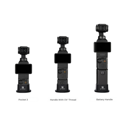 K&F Concept DJI Osmo Pocket 3 Camera Silicone Non-Slip Stand Mount Base with Stable Support and Lightweight Design for Photography, Videography, Content Creation, Vlogging & Travel Accessory