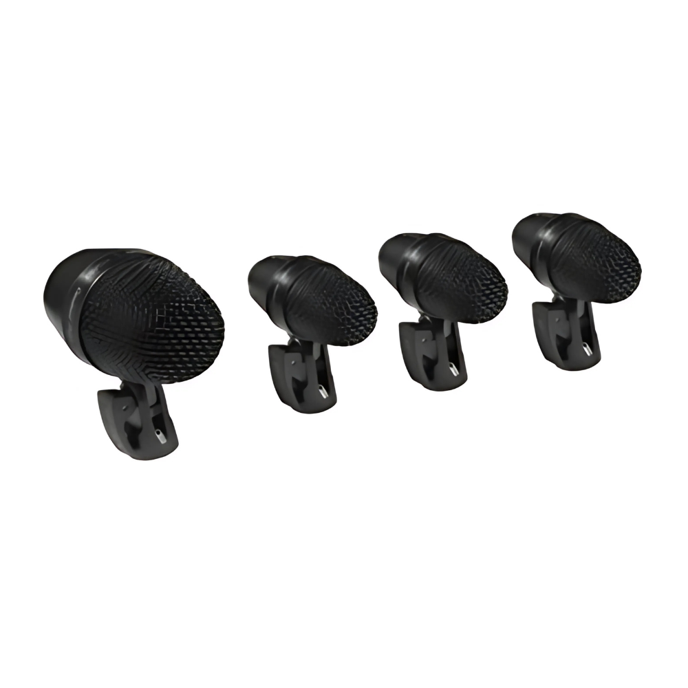 Shure 7-Piece PGA Drum Microphone Kit for Kick, Snare, Tom & Cymbals Professional Live & Studio Recording Mic Set Music Instruments with XLR Cables & Carrying Case | PGADRUMKIT7