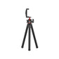 Ulanzi MT-33 Flexible Octopus Tripod with Double Cold Shoe Ball Head C-Clamp with Max 2kg / 11.8" Weight and Height, ABS + TPR Rubber Legs and 2.36" to 3.33" Smartphone Size Compatibility for Vlog Vlogging, Interviews, Content Creation