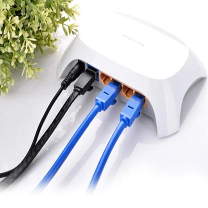[CLEARANCE] UGREEN 15 Meters 26AWG Cat6 U/UTP Blue RJ45 Ethernet Network LAN Patch Cable with 1000Mbps Transmission Speed for PC, Laptop, TV, Router, Modem, Repeater, Switch, etc. | 11207