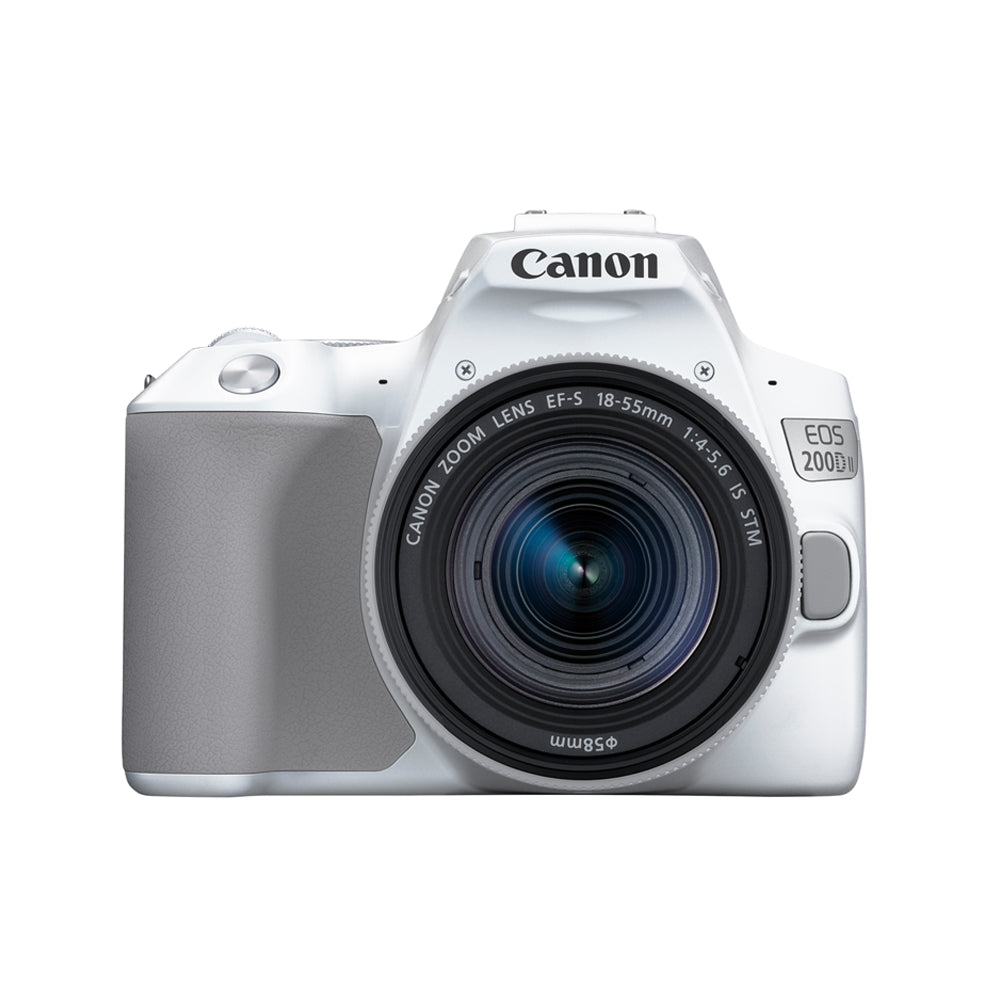 Canon EOS 200D II DSLR  Camera with EF-S 18-55mm f/4-5.6 IS STM Lens Kit, 24.1MP APS-C CMOS Sensor DIGIC 8 Processor, 4K UHD Video, Wi-Fi & Bluetooth, Touch Screen LCD Display, Image Stabilizer, Creative Assist & Filters