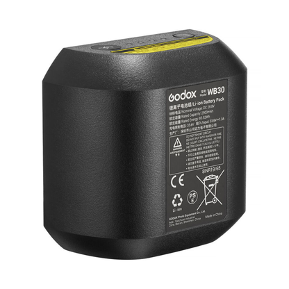 Godox WB30 Lithium-Ion 2900mAh Battery Pack for AD800Pro All-in-One Outdoor Flash with 300 Full-Power Flashes